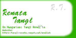 renata tangl business card